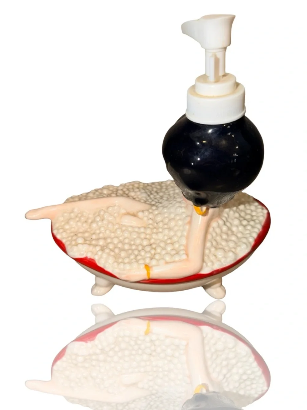 Betty Boop Splish Splash Bathtub Soap Lotion Pump Dispenser w/ Pudgy